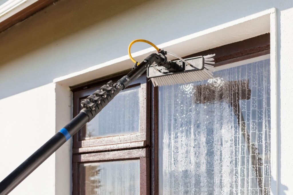 Vinduespoliering, window cleaning